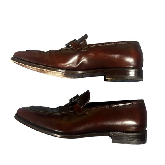 Salvatore Ferragamo Leather Loafers Men's Size 9.5 - Picture 6 of 12